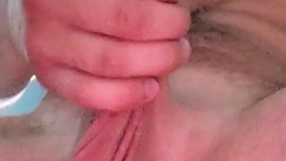 My Big Balls Bouncing While I Stroke My Girthy Cock!!