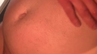 Belly is SOOOO fucking stuffed...struggling to breathe.