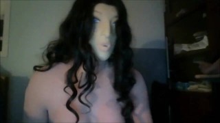 Angel's Night Pt2! Masking in a female mask and switching wigs to redhead