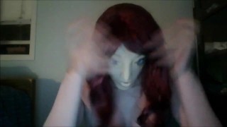 Angel's Night Pt2! Masking in a female mask and switching wigs to redhead