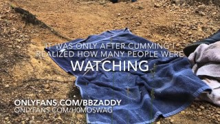 Jerking for daddy on the nude beach - full unedited version on onlyfans/bbzaddy