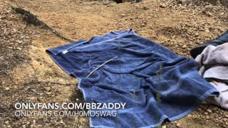 Jerking for daddy on the nude beach - full unedited version on onlyfans/bbzaddy