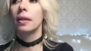 Dirty girl and a lot of saliva