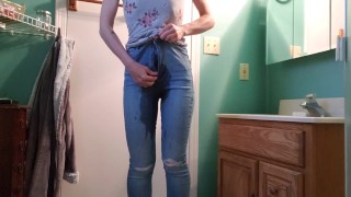 Standing Piss Into A Sink