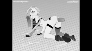 Jinx has fun with Robo-dicks (with sound by Mikaelya)