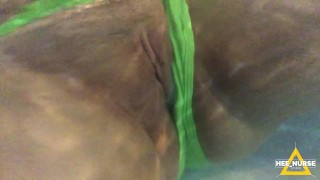 Masturbation in the pool