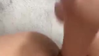 College Pawg Rides Her Favorite Dildo While On Quarantine