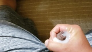 包茎チンポオナニー射精#2　Phimosis penis masturbation ejaculation#2
