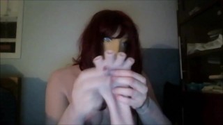 Angel's Night Pt4! After playing around in my hands and female gloves i remove my female hand gloves