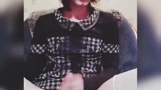 Hattabi4ik Femboy Fetish Crossdresser Massive Self Pissing (Self Gold Rain)