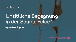 Gay Audio Porn: Unsittliche Begegnung in der Sauna, deutsche Erotik Hörgeschichte