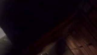 freezing cold so i jerk my cock in public at work to warm up