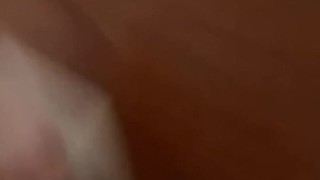 Close up dick solo mastrubation 