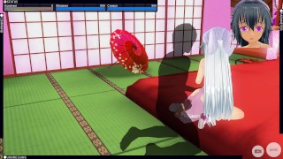 3D HENTAI fucking  after a walk