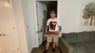 Pizza Delivery Boy Fucks Himself Roleplay