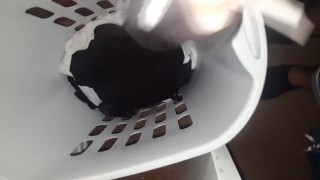 Found two dirty panties in laundry
