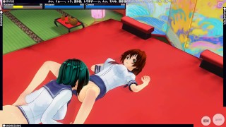 3D HENTAI schoolgirls lesbians cum after lessons