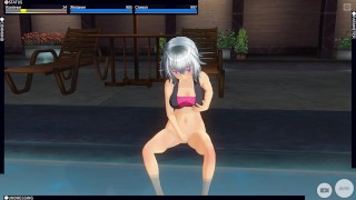 3D HENTAI athlete masturbates and cums