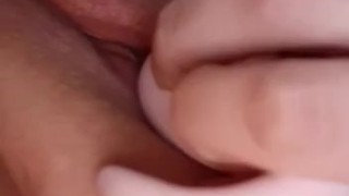 Clit vibrator solo play