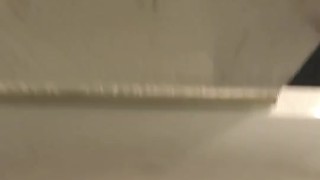 Quick cheeky wank in the shower...ends with me cummin over the shower door