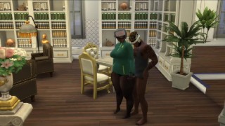 Thick Chocolate mature gets a visit sims 4