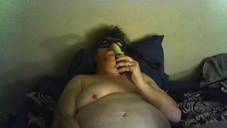 My BBW Milf Girlfriend Masturbates With A Cucumber Then Eats The Evidence