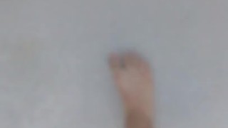 Taking Off Shoes & Barefoot Walking Outside | POV