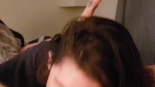 Joey Lee wakes up Horny with a Dick in Her Mouth POV