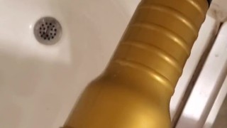 Cumming onto my fleshlight 