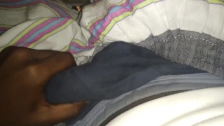 BBC masturbating and cumming