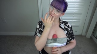Stepsister With Tiny Tits Wants To Give You a Titjob Handjob Boobjob