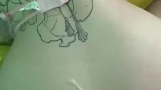 Tattooed daddy cumshot 
