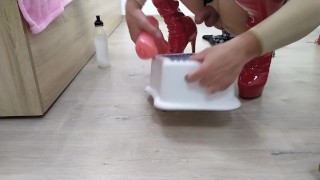 Horse Dildo Full In Ass