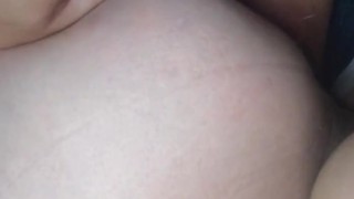 SLUT PLAYS WITH A DILDO IN ASS