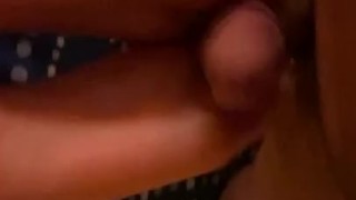 Footjob with cum