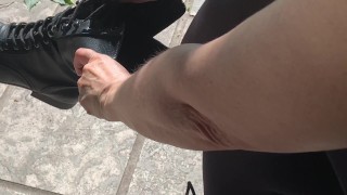 Admiring Shiny Pantyhose/Stockings at the Garden Pond - DutchFootGoddess TikTok