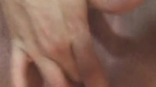 Playing with my tight pussy 