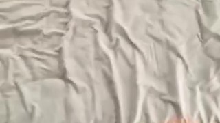 A quick jerk with a soft dick