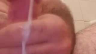 Just the hot Cumshot closeup moaning while I jackoff