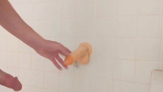 Part 1 White Boy Twink Try To Take Big Dick 8.5 Inch Dildo