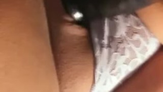 Clit rubbing. Late night toy
