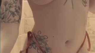 Shower Strip Tease