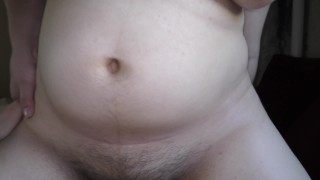 24 week pregnant girl rides me in cowgirl position until i cum into her womb!