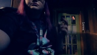Public smoking fetish