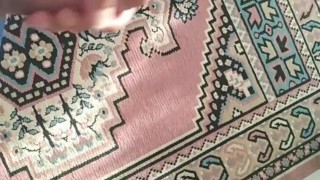 Handjob dick at home