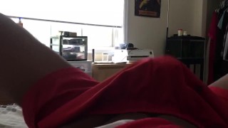 Stroking in bed 
