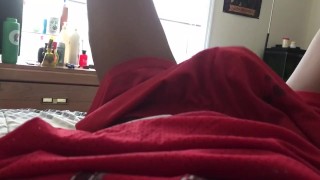 Stroking in bed 