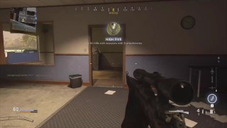 stepbrother gets his dick sucked after beating stepsister in a Call of Duty game