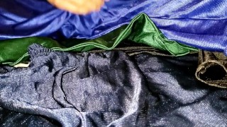 Jerk off through my dazzle pants