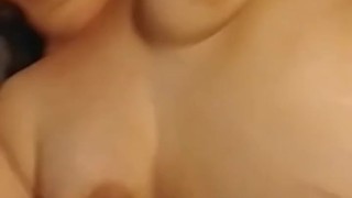 BBW playing with her toy